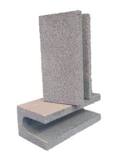 Block de Concreto 5" Liso 2 Huecos Blockera Regiomontana