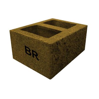 Block Piedrin 12" 2 Huecos Blockera Regiomontana Block Piedrin 12" 2 Huecos Blockera Regiomontana