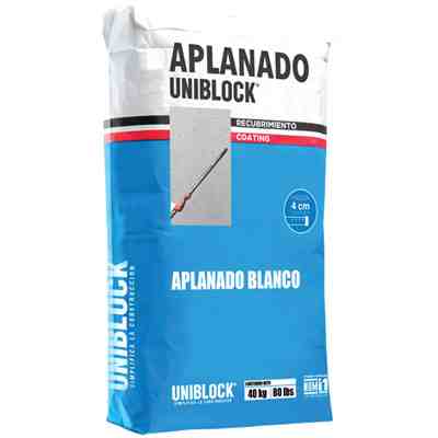 MORTERO APLANADO BLANCO UNIBLOCK MORTERO APLANADO BLANCO UNIBLOCK