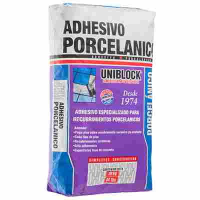ADHESIVO PORCELÁNICO UNIBLOCK ADHESIVO PORCELÁNICO UNIBLOCK